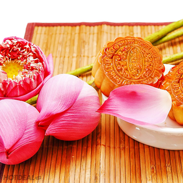 Bánh Trung Thu Chay - Chính Hiệu Đồng Khánh Bông Lúa Vàng