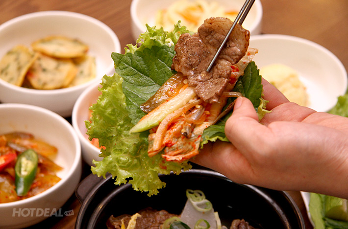 1 Trong 2 Set Ăn Tại Nhà Hàng Sườn Nướng Hàn Quốc