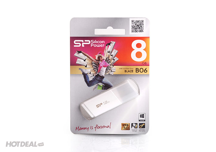 USB Silicon Power USB 3.0 Blaze B06 8GB Chống Thấm – BH 5 Năm