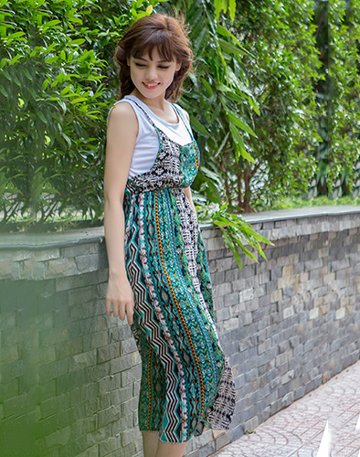 Đầm Maxi Phong Cách Hàn Quốc