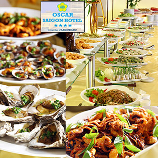 Buffet Trưa Hải Sản Tại Oscar Saigon Hotel 4*