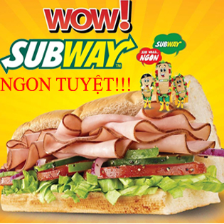 Bánh Mỳ Subway -Thương Hiệu Thức Ăn Nhanh Nổi Tiếng Từ USA (05 CN)