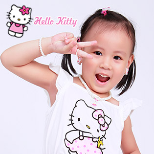 Bộ Trang Sức Hello Kitty Xinh Xắn Cho Bé Gái