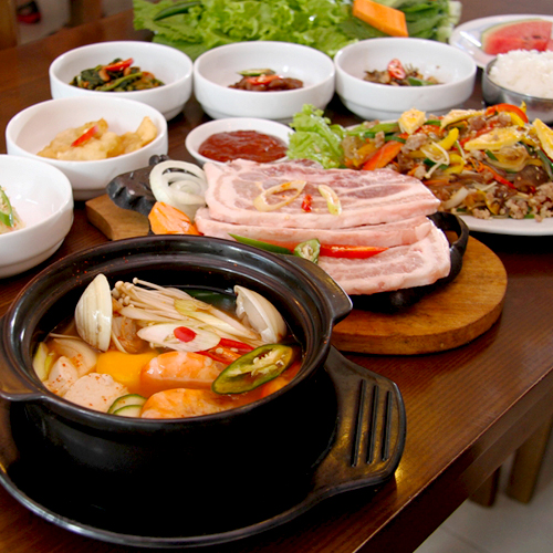 Ăn Ngon, Giá Sốc – 1 Trong 2 Set Menu Tại NH Sườn Nướng Hàn Quốc