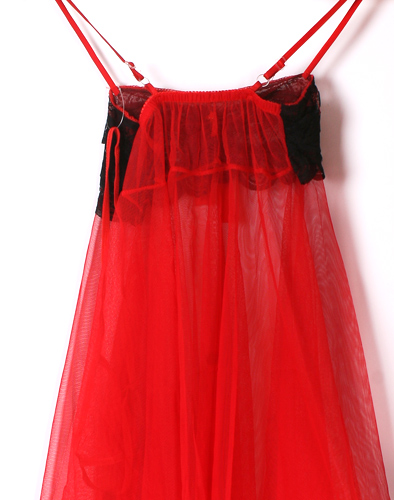 Váy Ngủ Ren Đỏ Quyến Rũ