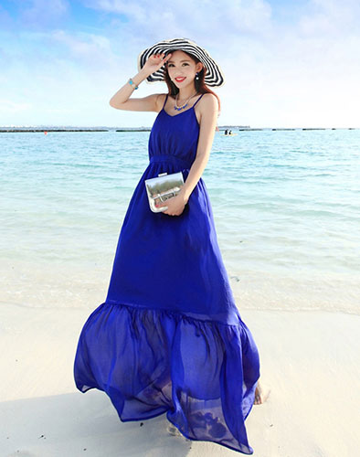 Đầm Maxi Đuôi Cá Bãi Biển