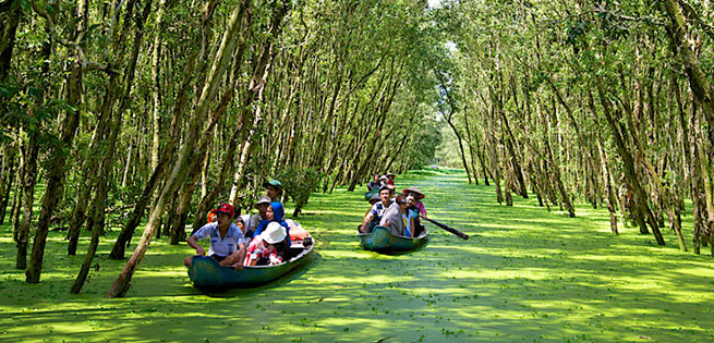 Tour QĐ Bà Lụa - Rừng Tràm Trà Sư - Miếu Bà Châu Đốc Resort 4* 2N2Đ