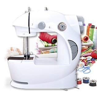 Máy May Mini Sewing Machine 4 Trong 1