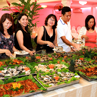 Buffet Tối 60 Món Nướng + Hải Sản Tươi Sống (Bao Gồm Nước) - NH Tân Hoa Cau