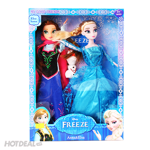 Bộ Đôi Búp Bê Huyền Thoại Frozen Anna & Elsa