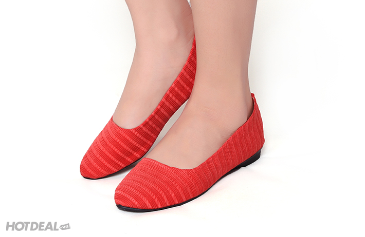 Giày Búp Màu Đỏ Khải Nam Mẫu Mới 2015 BH 6 Tháng