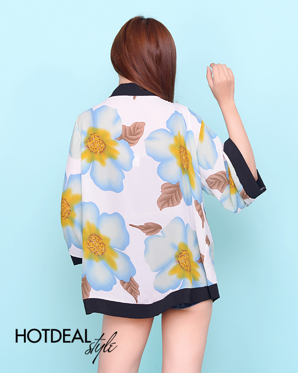 Áo Choàng Kimono Đi Biển