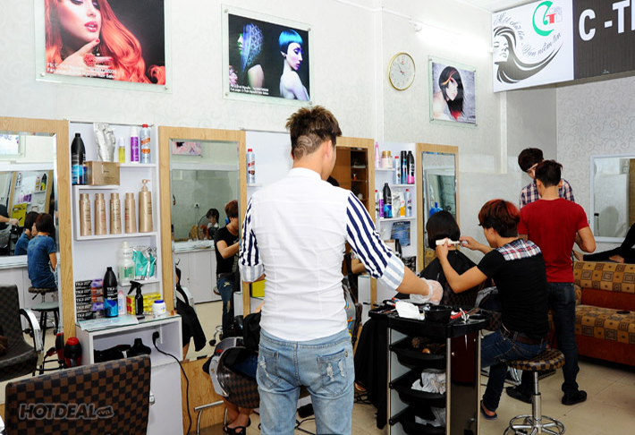 Uốn/ Nhuộm / Ép Tặng Hấp Collagel Tại C - TrựK Nguyễn Hair Salon